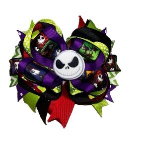 NEW Jack Skellington Hair Bow